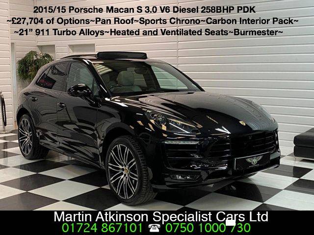 2015 Porsche Macan 3.0 S V6 Diesel 5dr PDK