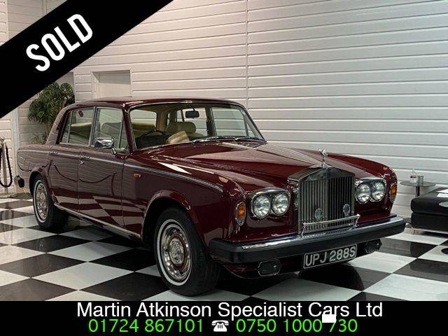 Rolls Royce Silver Shadow ll 6.75 Saloon Petrol Cardinal Red