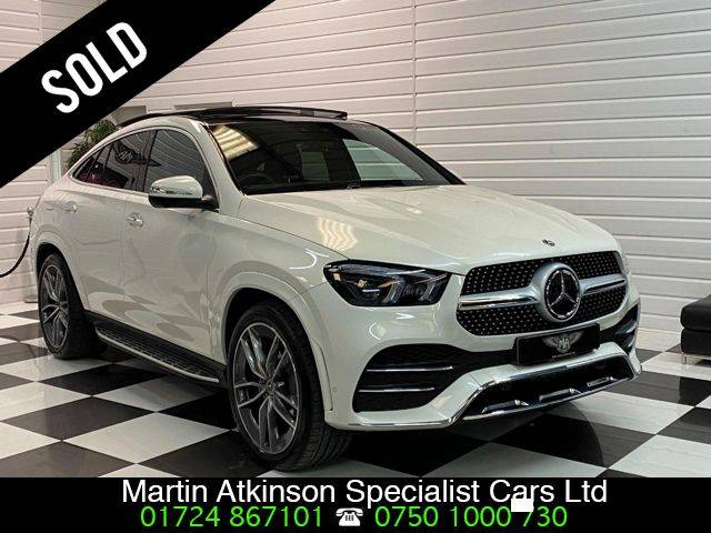 Mercedes-Benz GLE Coupe 2.9 GLE 400d 4Matic AMG Line Premium + 5dr 9G-Tronic Coupe Diesel Designo Diamond White