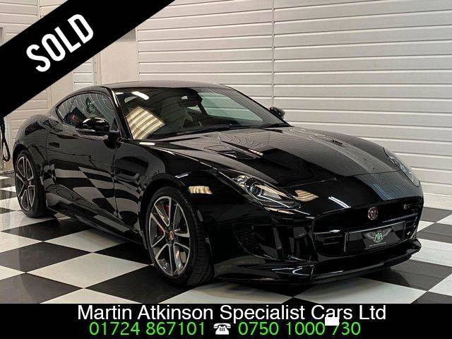 Jaguar F-Type 3.0 Supercharged V6 S 2dr Auto AWD 380PS Coupe Petrol Santorini Black Metallic