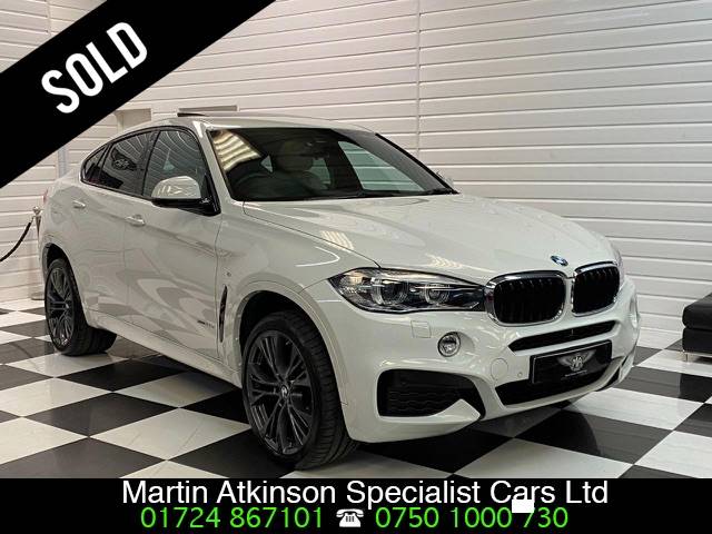 BMW X6 3.0 xDrive30d M Sport 5dr Step Auto Coupe Diesel Alpine White