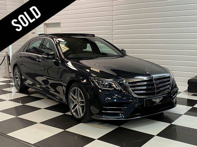 Mercedes-Benz S Class 2.9 S350d L AMG Line Premium Plus 4dr 9G-Tronic Saloon Diesel Anthracite Blue Metallic