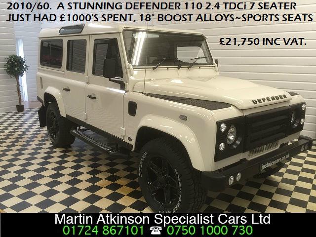 Land Rover Defender DEFENDER 110 2.4 TDCI STATIONWAGON Estate Diesel Alaska White