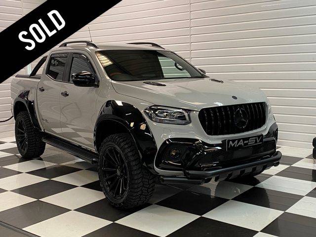 Mercedes-Benz X Class 2.3 MA-SV WIDEBODY-X 250d 4Matic Double Cab Pickup Auto Pick Up Diesel Porsche Crayon Gloss Grey Wrap