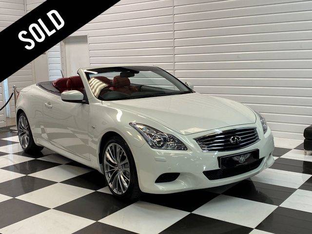 Infiniti G37 3.7 V6 GT 2dr Auto Convertible Petrol Moonlight Pearl White