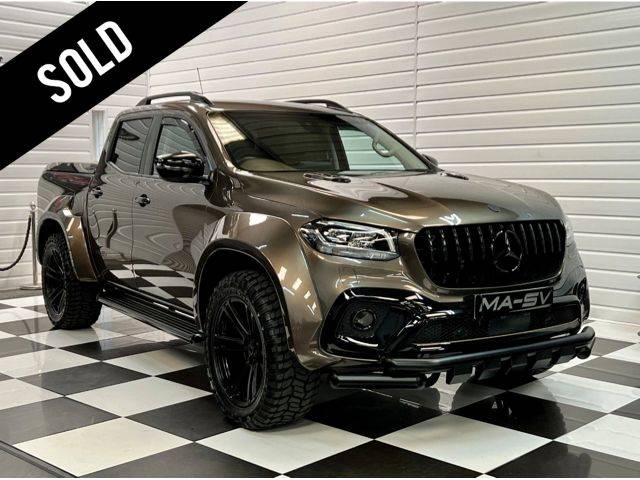 Mercedes-Benz X Class 2.3 MA-SV Widebody-X 250d 4Matic Power Double Cab Pickup Auto Pick Up Diesel Axinite Bronze