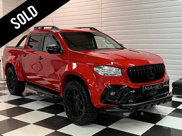 Mercedes-Benz X Class 2.3 MA-SV Widebody-X 250d 4Matic Progressive Double Cab Pickup Auto Pick Up Diesel Danakil Red