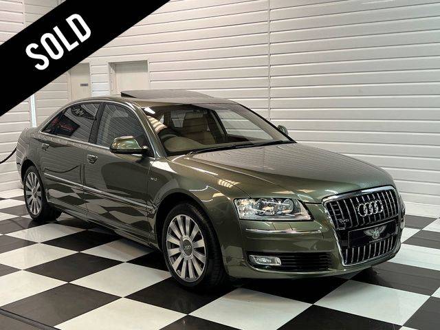 Audi A8 6.0 W12 Quattro LWB 4dr Tip Auto Saloon Petrol Oak Green Pearl Effect Metallic Paintwork