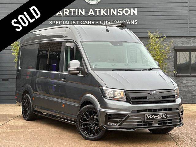 Man Tge 2.0 MWB 140ps High Roof Auto Camper Panel Van Diesel Indium Grey