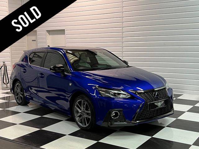 Lexus CT 200h 1.8 F-Sport 5dr CVT [Premier Pack] Hatchback Petrol / Electric Hybrid Azure Blue