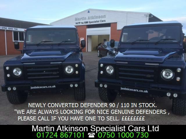 Land Rover Defender 2.4 Hard Top TDCi Four Wheel Drive Diesel Tamar Blue