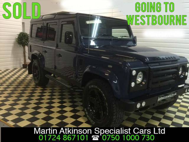 Land Rover Defender Station Wagon TDCi [2.2] 7 SEATER A/CON Four Wheel Drive Diesel Blue