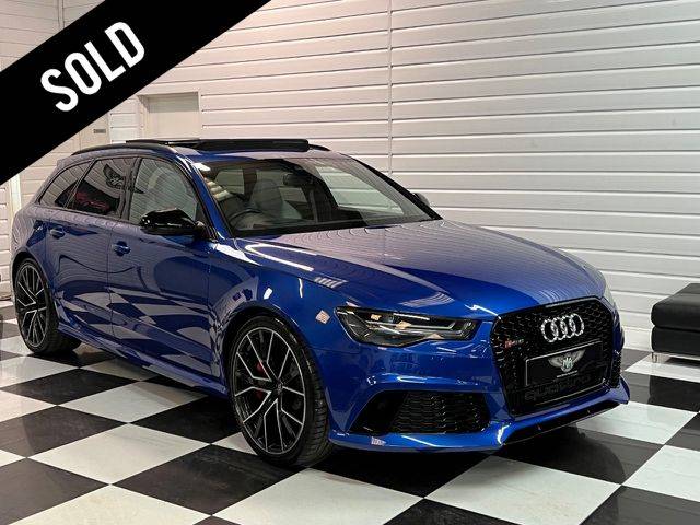 Audi RS6 4.0 V8 TFSi RS6 Performance Quattro 5dr Tip Auto Estate Petrol Sepang Blue Pearl Effect