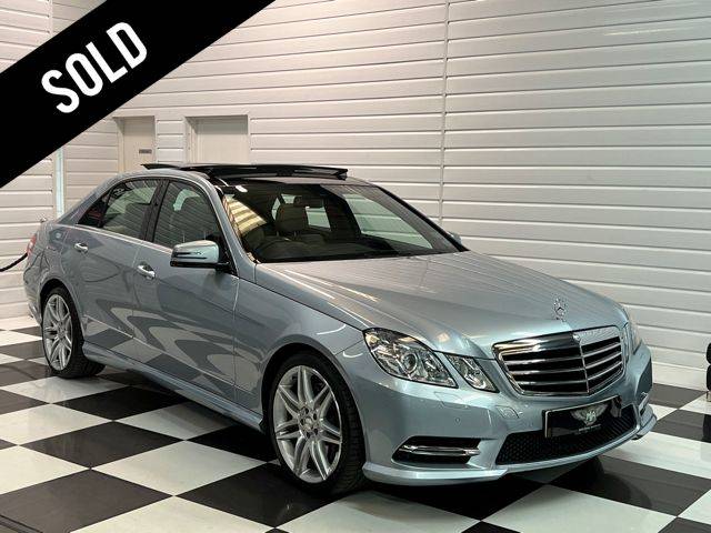 Mercedes-Benz E Class E350 3.0 V6 CDi Blueefficiency Sport Saloon Diesel Diamond Silver Metallic