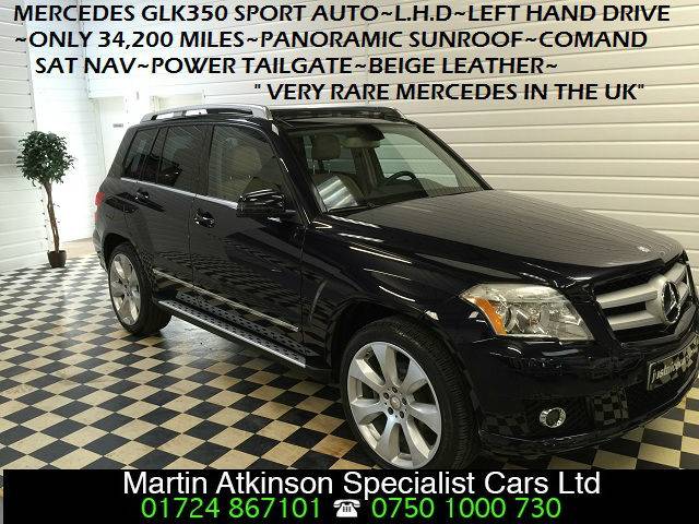 2010 Mercedes-Benz GL Class 3.5 GLK 350 SPORT LHD AUTO