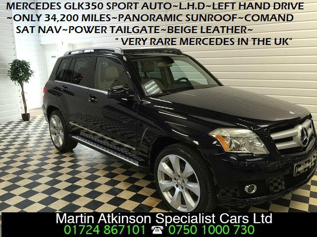 Mercedes-Benz GL Class 3.5 GLK 350 SPORT LHD AUTO MPV Petrol Tansanite Blue Metallic