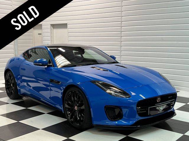 Jaguar F-Type 3.0 V6 Supercharged R-Dynamic P380 2dr Auto Coupe Petrol Ultra Blue Metallic