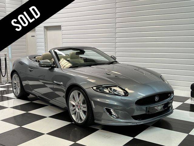 Jaguar XK 5.0 Supercharged V8 R 2dr Auto Convertible Petrol Lunar Grey