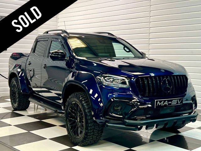 Mercedes-Benz X Class 3.0 MA-SV Widebody-X 350d V6 4Matic Power D/Cab Pickup 7G-Tronic plus Pick Up Diesel Cavansite Blue