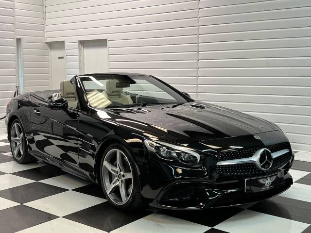 Mercedes-Benz SL Class SL 400 3.0 V6 AMG Line Premium 2dr 9G-Tronic Convertible Petrol Obsidian Black Metallic