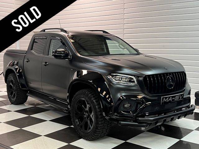 Mercedes-Benz X Class 2.3 MA-SV Widebody-X 250d 4Matic Power Double Cab Pickup Auto Pick Up Diesel Satin Black