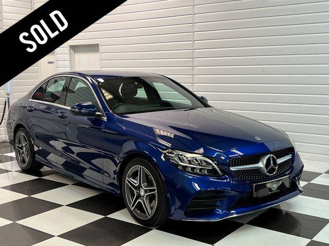 Mercedes-Benz C Class 2.0 C220d AMG Line 4dr 9G-Tronic Saloon Diesel Brilliant Blue