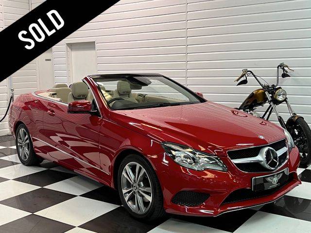 Mercedes-Benz E Class 2.1 E220 CDi SE 2dr 7G-Tronic Convertible Diesel Fire Opal Red