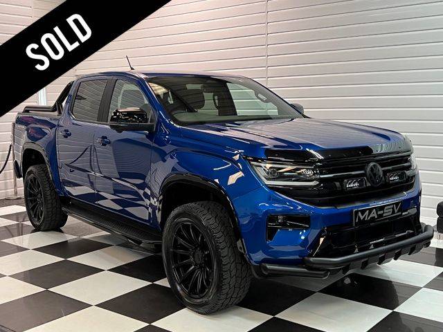 Volkswagen Amarok 2023 Volkswagen Amarok 3.0 TDI V6 MA-SV Black Edition Style Premium Pack 4Motion Pick Up Diesel Bright Blue