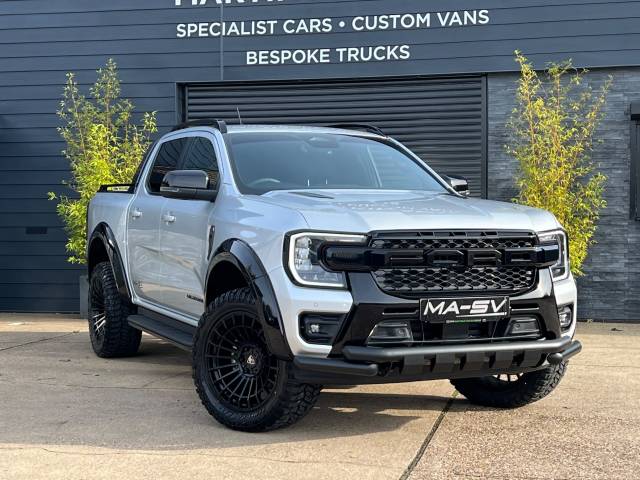 Ford Ranger 3.0 TD V6 Wildtrak Double Cab Pickup Auto 4WD Euro 6 4dr (NEW MODEL) Pick Up Diesel Moondust Silver