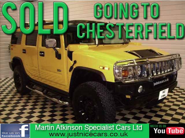 Hummer H2 RHD 6.0 LUX~RIGHT HAND DRIVE~1 OWNER~ Four Wheel Drive Petrol Yellow