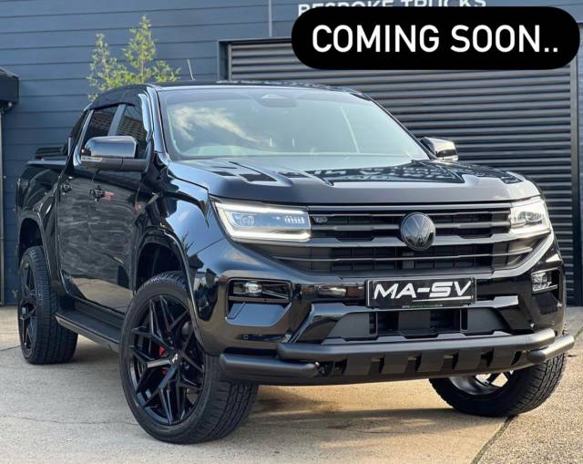 Volkswagen Amarok 2023 Volkswagen Amarok 3.0 TDI V6 MA-SV Black Edition Style Premium Pack 4Motion Pick Up Diesel Black