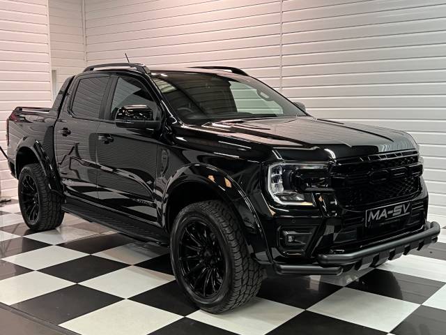 Ford Ranger 3.0 TD V6 Wildtrak Double Cab Pickup Auto 4WD Euro 6 4dr (NEW MODEL) Pick Up Diesel Agate Black