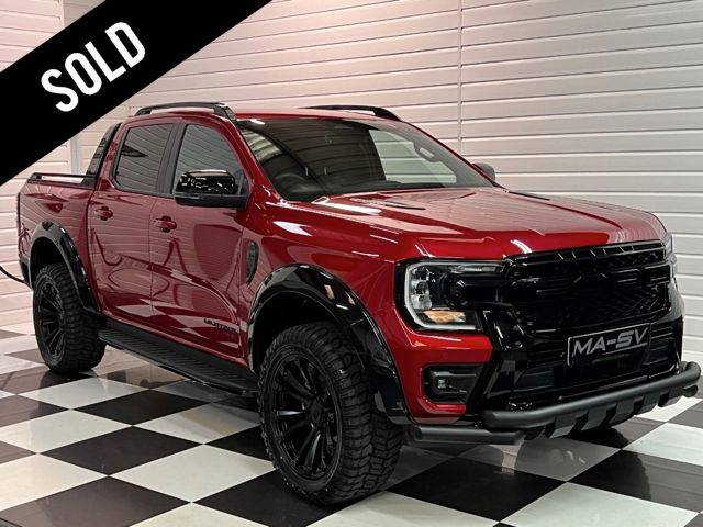 Ford Ranger 3.0 TD V6 Wildtrak Double Cab Pickup Auto 4WD Euro 6 4dr (NEW MODEL) Pick Up Diesel Lucid Red