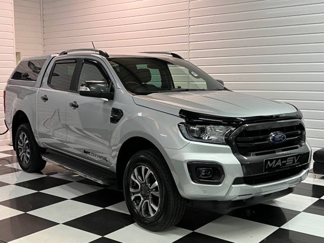 Ford Ranger Pick Up Double Cab Wildtrak 2.0 EcoBlue 213 Auto Pick Up Diesel Mooniest Silver