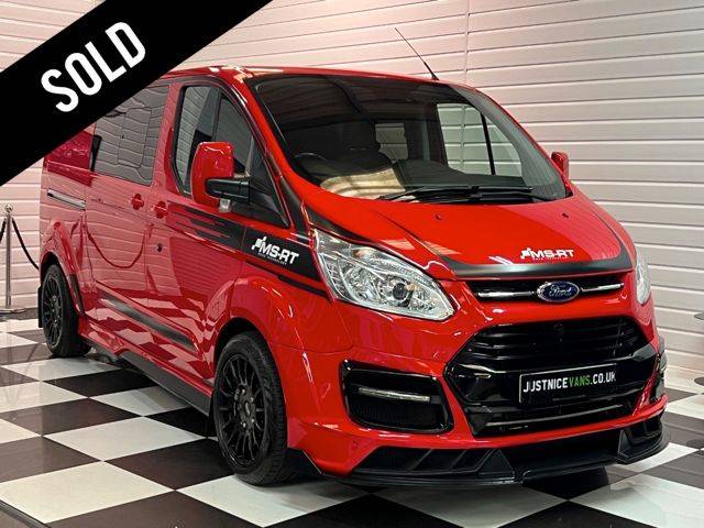 Ford Transit Custom MS-RT M-Sport LWB Kombi 2.0 TDCi 170ps Low Roof D/Cab Limited Van Panel Van Diesel Red