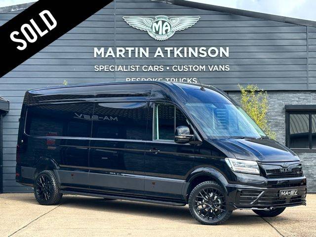 Man Tge 2.0 180ps BiTurbo Lion XS LWB High Roof Van Auto Panel Van Diesel Deep Black