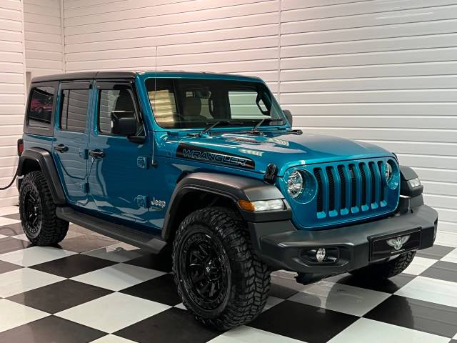 Jeep Wrangler 2.0 GME Sport 4dr Auto Convertible Petrol Turquoise/bikini Blue