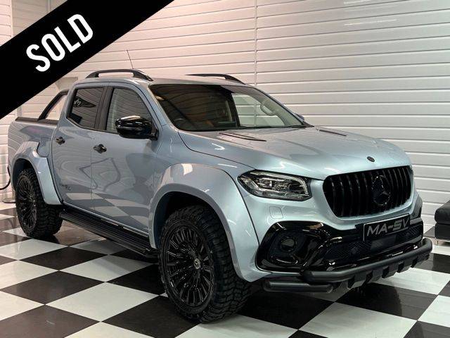 Mercedes-Benz X Class 2.3 MA-SV Widebody-X 250d 4Matic Double Cab Pickup Auto Pick Up Diesel Diamond Silver / Blue