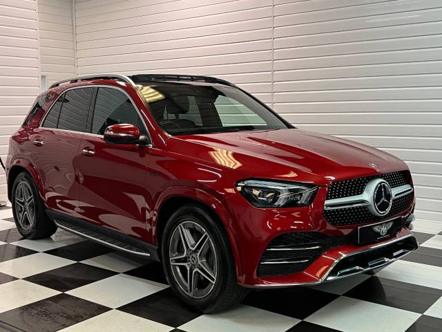 Mercedes-Benz GLE 2.0 GLE 350de 4Matic AMG Line Premium Plus 5dr 9G-Tronic Estate Diesel / Electric Hybrid Designo Hyacinth Red Metallic