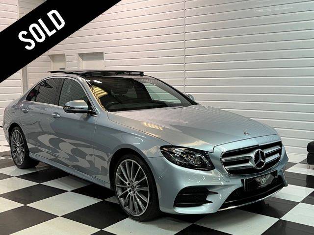 Mercedes-Benz E Class 3.0 E350d AMG Line Premium Plus 4dr 9G-Tronic Saloon Diesel Diamond Silver Metallic