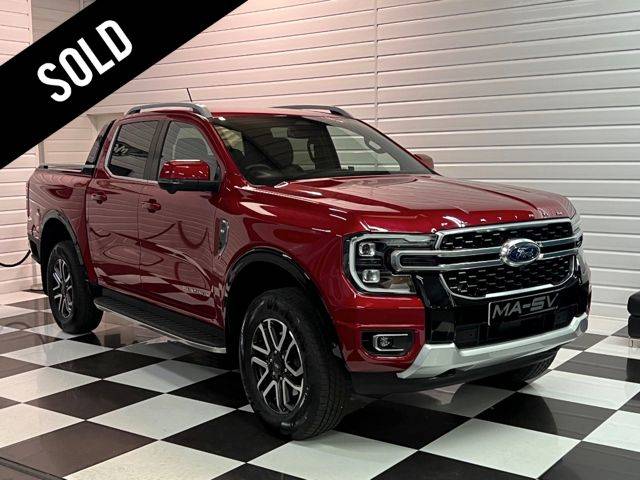 Ford Ranger 3.0 TD V6 EcoBlue Platinum Pickup 4dr Diesel Auto 4WD Euro 6 (s/s) (240 ps) Pick Up Diesel Lucid Red