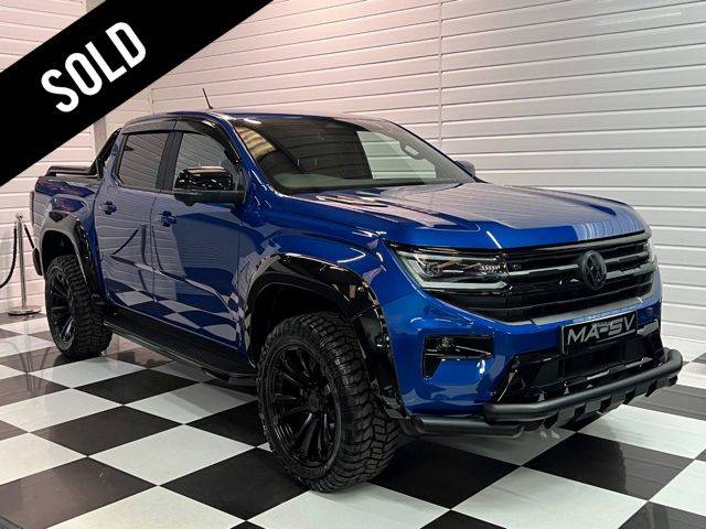 Volkswagen Amarok MA-SV Black Edition 3.0 V6 Style (Premium Pack) 4Motion Double Cab Auto 4x4 Pick Up Diesel Bright Blue