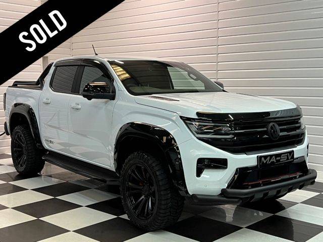 Volkswagen Amarok 2024 Volkswagen Amarok 3.0 TDI V6 MA-SV Black Edition Style Premium Pack 4Motion Pick Up Diesel Clear White