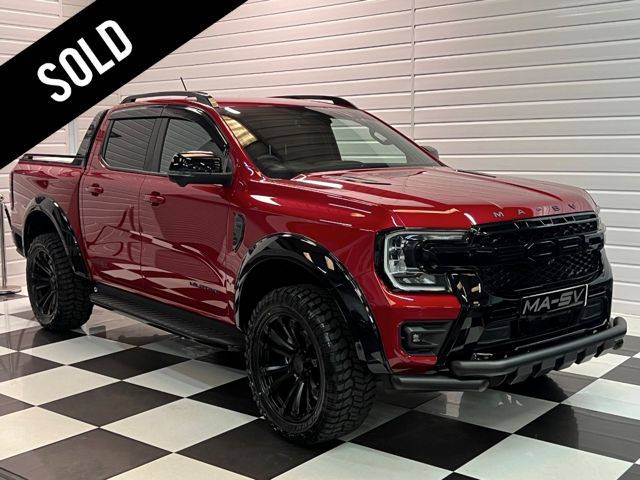 Ford Ranger 3.0 TD V6 MA-SV Black Edition Wildtrak Double Cab Pickup Auto 4WD Euro 6 4dr Pick Up Diesel Lucid Red