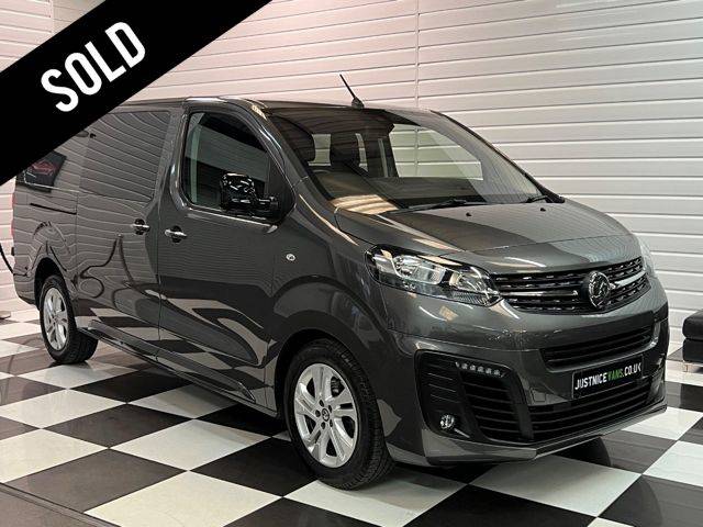 Vauxhall Vivaro 3100 2.0d 145PS Elite H1 D/Cab Auto Panel Van Diesel Grey