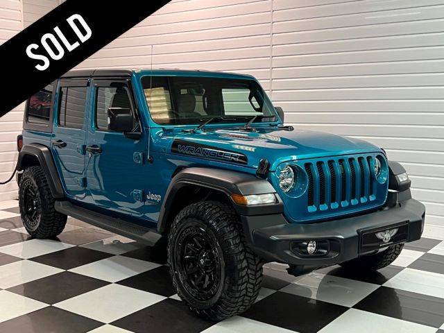 Jeep Wrangler 2.0 GME Sport 4dr Auto Convertible Petrol Turquoise/bikini Blue
