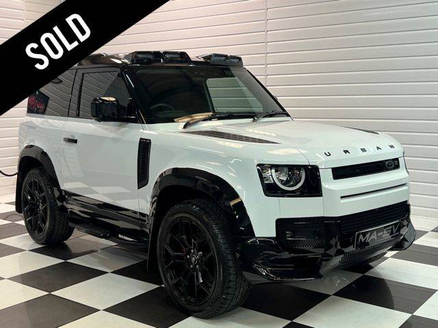 Land Rover Defender ELECTRIC REAR SEAT CONVERSION 3.0 D200 Hard Top Auto Panel Van Diesel Fuji White