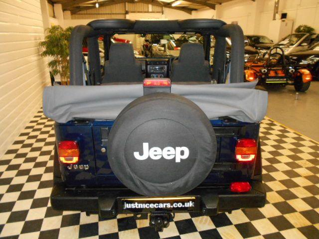 Jeep Wrangler 4.0 Sport 2dr 4X4 6 SPEED SOFT TOP~28000 MILES~ Convertible Petrol Sapphire Blue Metallic