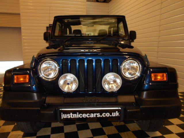 Jeep Wrangler 4.0 Sport 2dr 4X4 6 SPEED SOFT TOP~28000 MILES~ Convertible Petrol Sapphire Blue Metallic