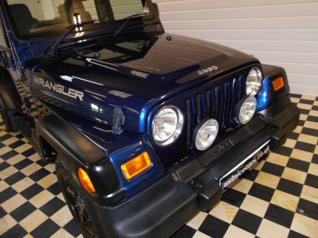 Jeep Wrangler 4.0 Sport 2dr 4X4 6 SPEED SOFT TOP~28000 MILES~ Convertible Petrol Sapphire Blue Metallic